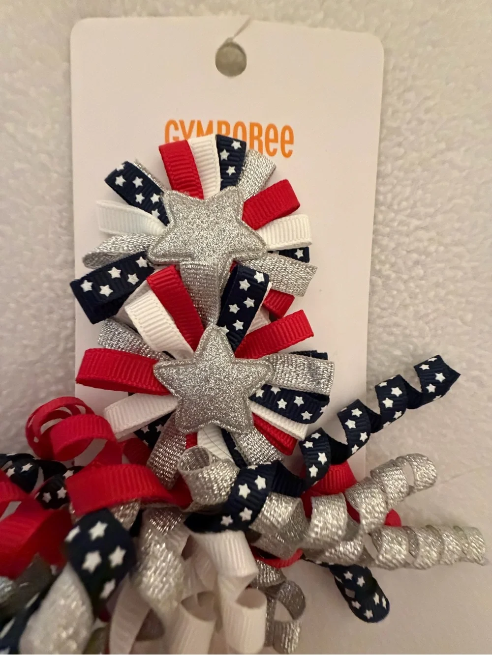 Gymboree American Cutie Hair Clip Set